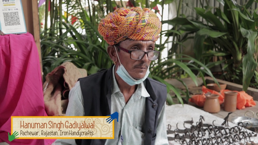 Know your artisans - Hanuman Singh Gadiyalwal from Rajasthan | The Handmade Collective